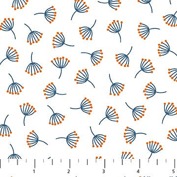 Early Autumn 10450-10 White Windy Day by Patrick Lose Fabrics