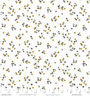 Early Twilight EM304-GS4M WildFlora Billy Balls Gray Showers by Erin McManness for Cotton + Steel with RJR Fabrics