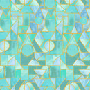 Ebb & Flow 54028DM-7 Larimar Sea Glass by Kate R. Leachs for Windham Fabrics