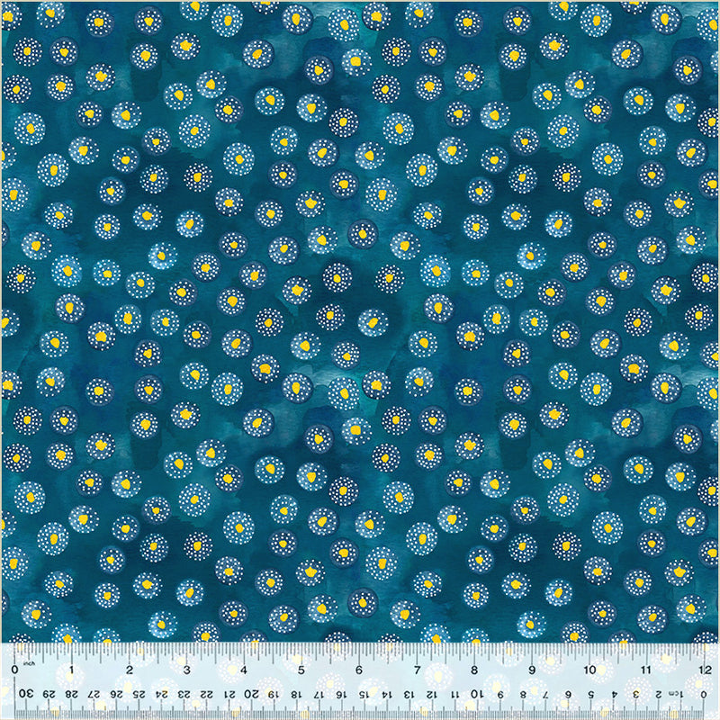 Ebb & Flow 54030DM-1 Aqua Spritz by Kate R. Leachs for Windham Fabrics