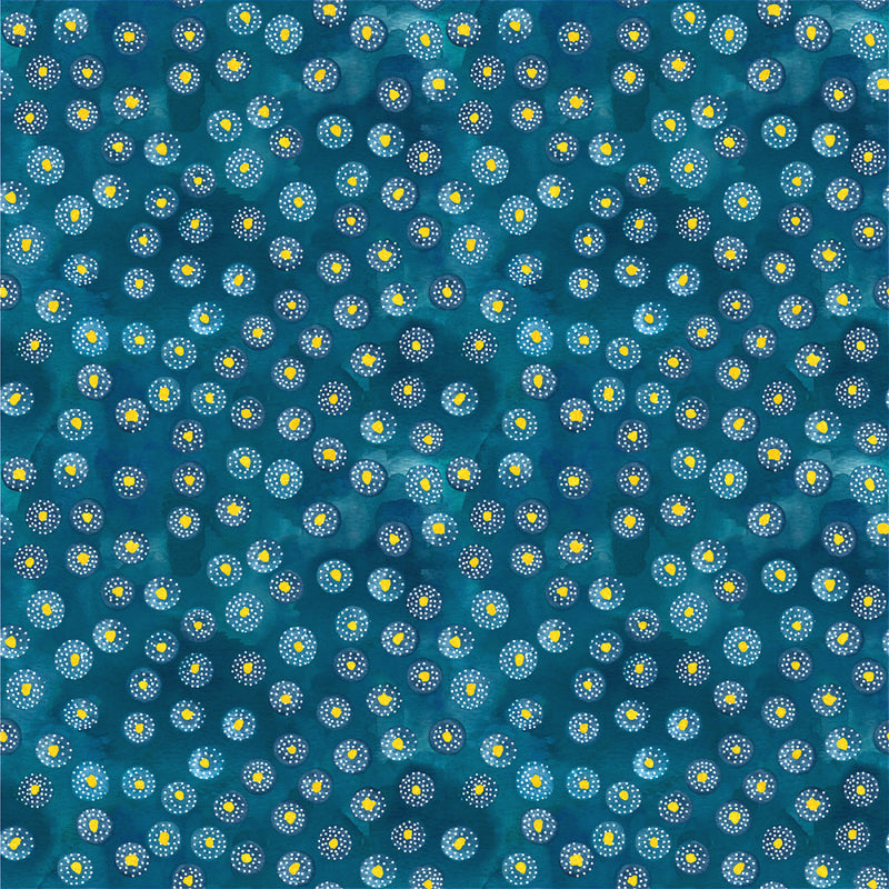 Ebb & Flow 54030DM-1 Aqua Spritz by Kate R. Leachs for Windham Fabrics