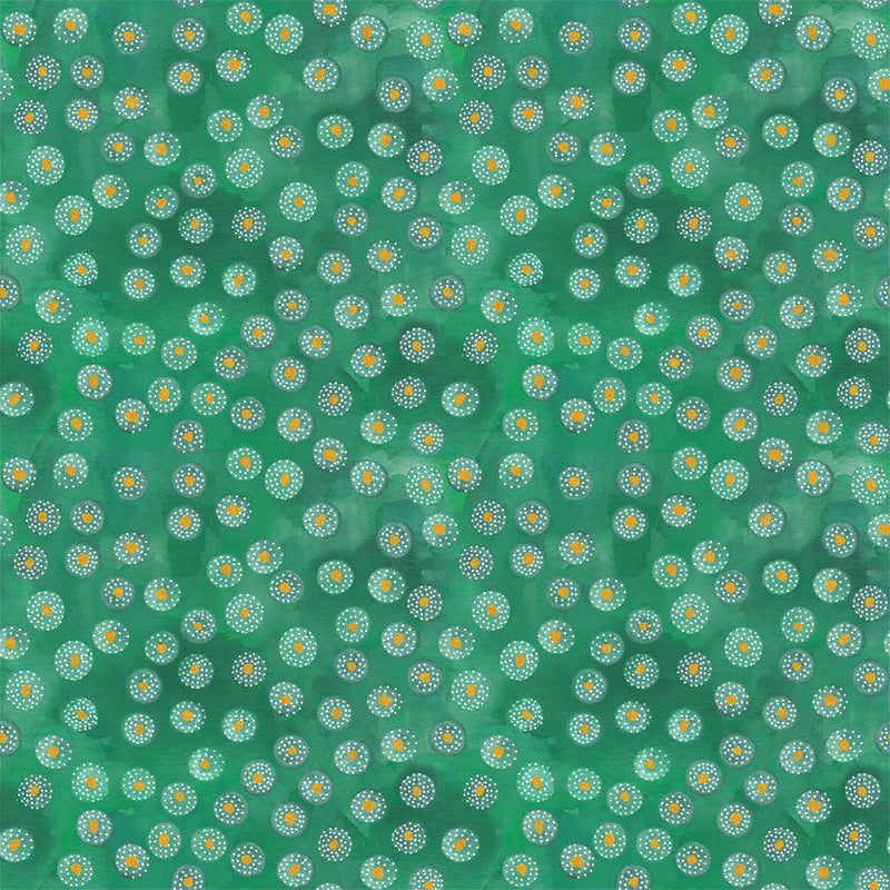 Ebb & Flow 54030DM-8 Jade Spritz by Kate R. Leachs for Windham Fabrics