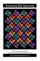 Eclectica Set Spinning Quilt Pattern Sandy Boobar Sue Harvey Pine Tree Country quilts PT1982