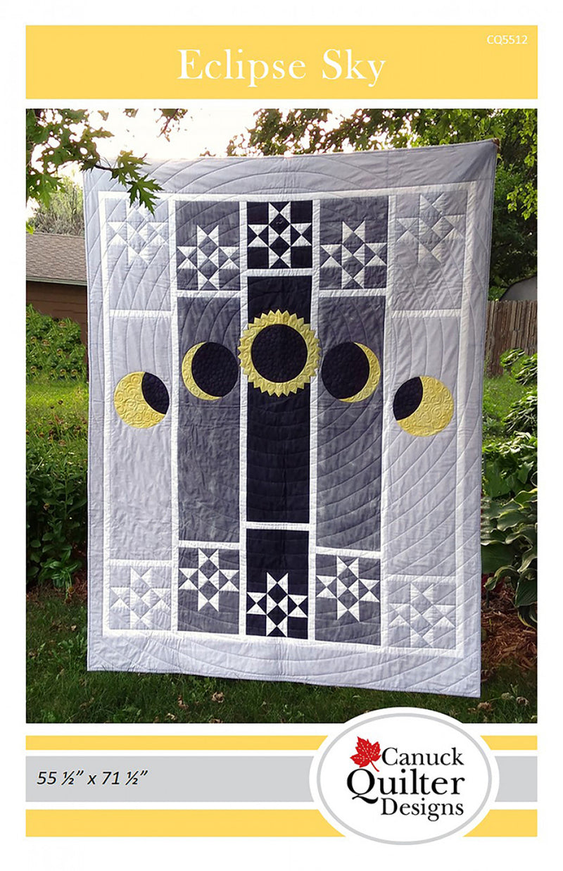 Eclipse Sky Quilt Pattern Joanne Kerton Canuck Quilter Designs CQ5512