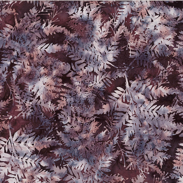 Eggnog Batik V2518-631 Aubergine by Hoffman Fabrics