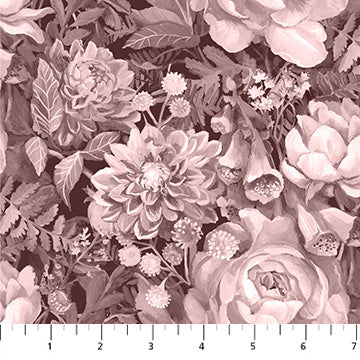 Elegance 90902-36 Floral Sepia by Clara McAllister for FIGO Fabrics