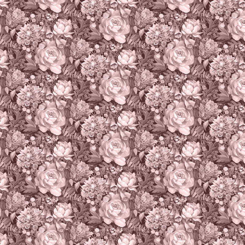 Elegance 90902-36 Floral Sepia by Clara McAllister for FIGO Fabrics