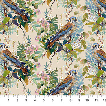 Elegance DP90900-12 Flight Cream by Clara McAllister for FIGO Fabrics