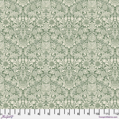 Emery Walker's House PWWM106.HERBALL Sunflower by The Original Morris & Co. for FreeSpirit.