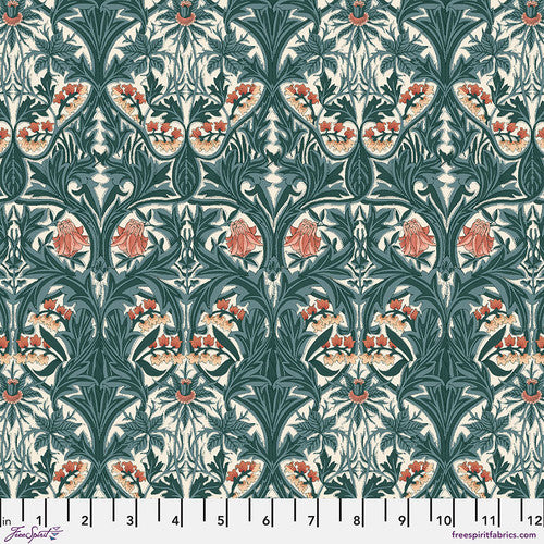 Emery Walker's House PWWM116.WEBBSBLUE LG Bluebell by The Original Morris & Co. for FreeSpirit.