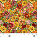 Enchanted Canopy 4604-33 Persimmon Allover Flowers by JK Stewart for Blank Quilting Corp.