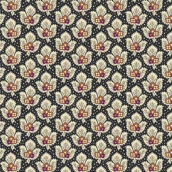 English Garden Camarillo Black Team - Edyta Sitar - PER QUARTER METRE English Garden Camarillo Black Team - Edyta Sitar - PER QUARTER METRE