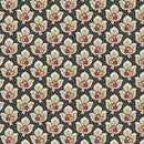 English Garden A-795-K Black Team Camarillo by Edyta Sitar for Andover Fabrics