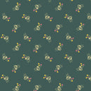 English Garden A-797-T Earl Grey Bachelor Button by Edyta Sitar for Andover Fabrics