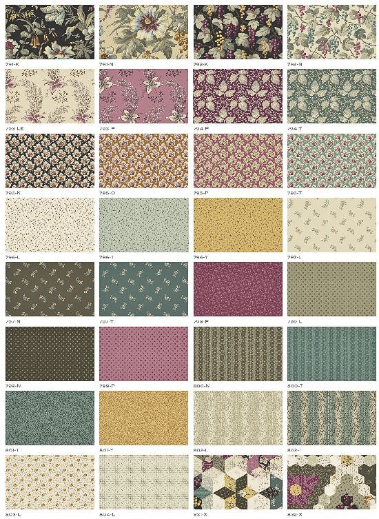 English Garden by Laundry Basket Quilts fabric collection