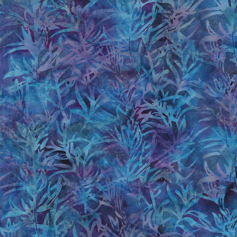 English Lavender Batik 112320875 Rosemary Multi Purple Blue Grey Twilight by Island Batik