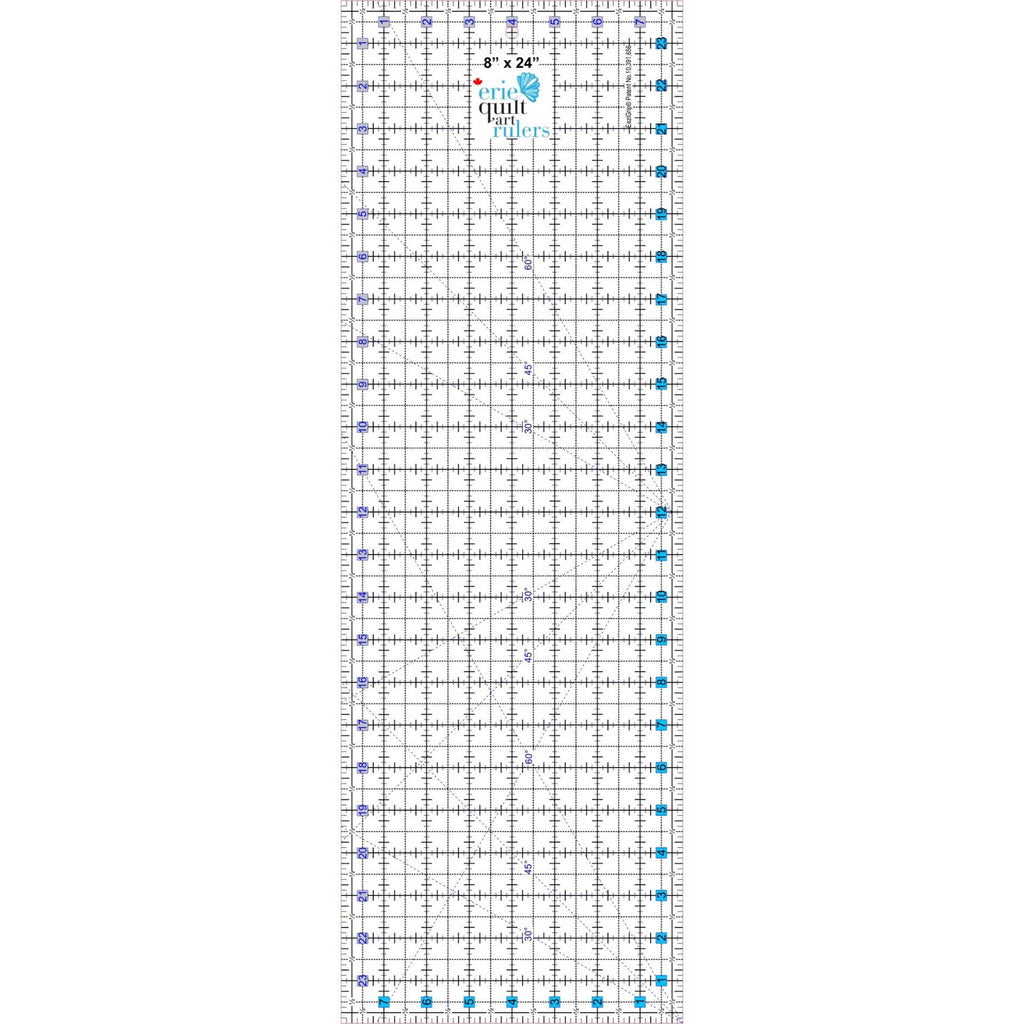 Erie Quilt Art 8 Inch X 24 Inch Ruler (By Special Order: Read descript