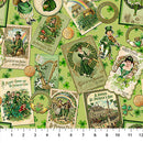 Erin Go Bragh 10811-73 Emerald Isle Ephemera Nostalgic by Patrick Lose for Patrick Lose Fabrics