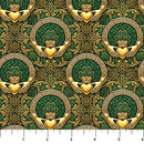 Erin Go Bragh 10819-77 Claddagh Damask Galway Gold by Patrick Lose for Patrick Lose Fabrics