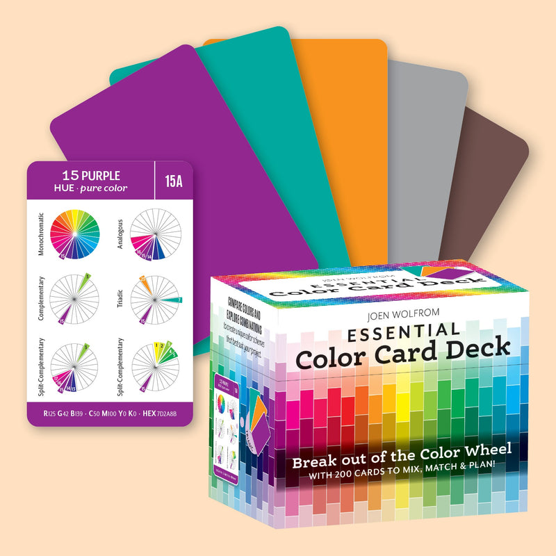 Essential Color Card Deck Joen Wolfrom C & T Publishing Close Up Picture 20527