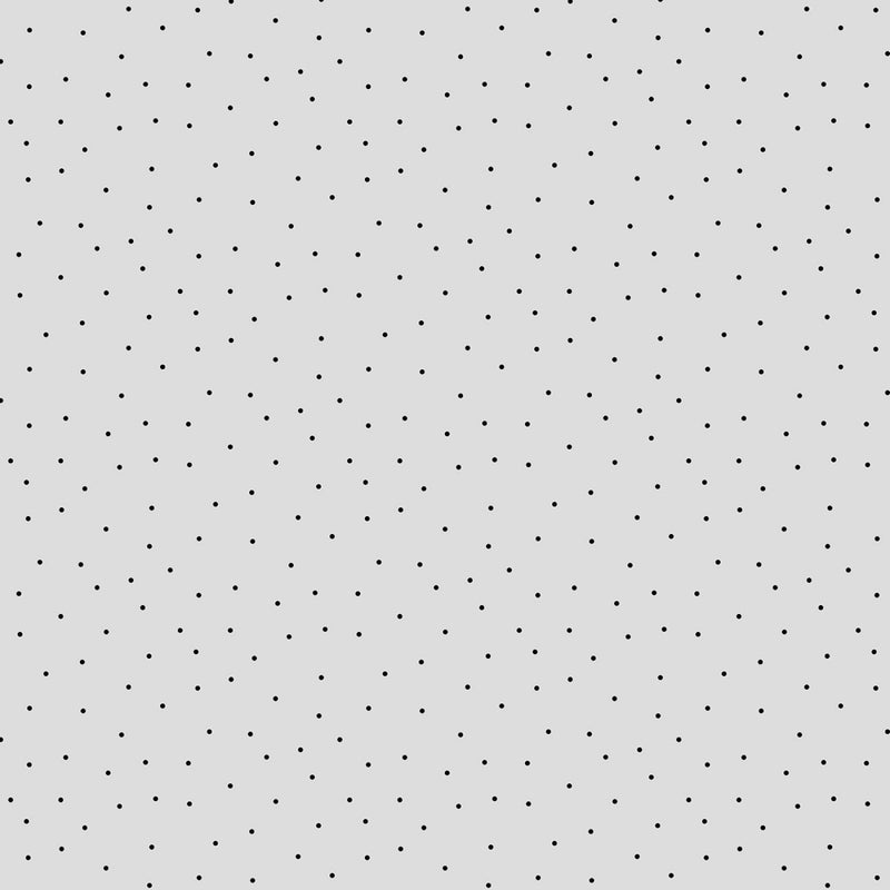 Essentials Pindots 1817 39131 919 Gray/Black by Wilmington Prints