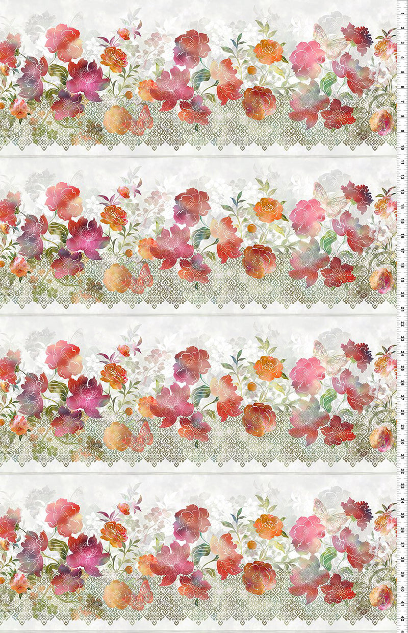 Ethereal 10JYT-1 Red by Jason Yenter for In The Beginning Fabrics