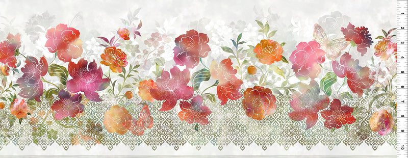 Ethereal 10JYT-1 Red by Jason Yenter for In The Beginning Fabrics