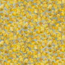 Evening Song - Stonehenge DP29555-44 Packed Birch Leaves Md Blue Multi by Linda Ludovico for Northcott
