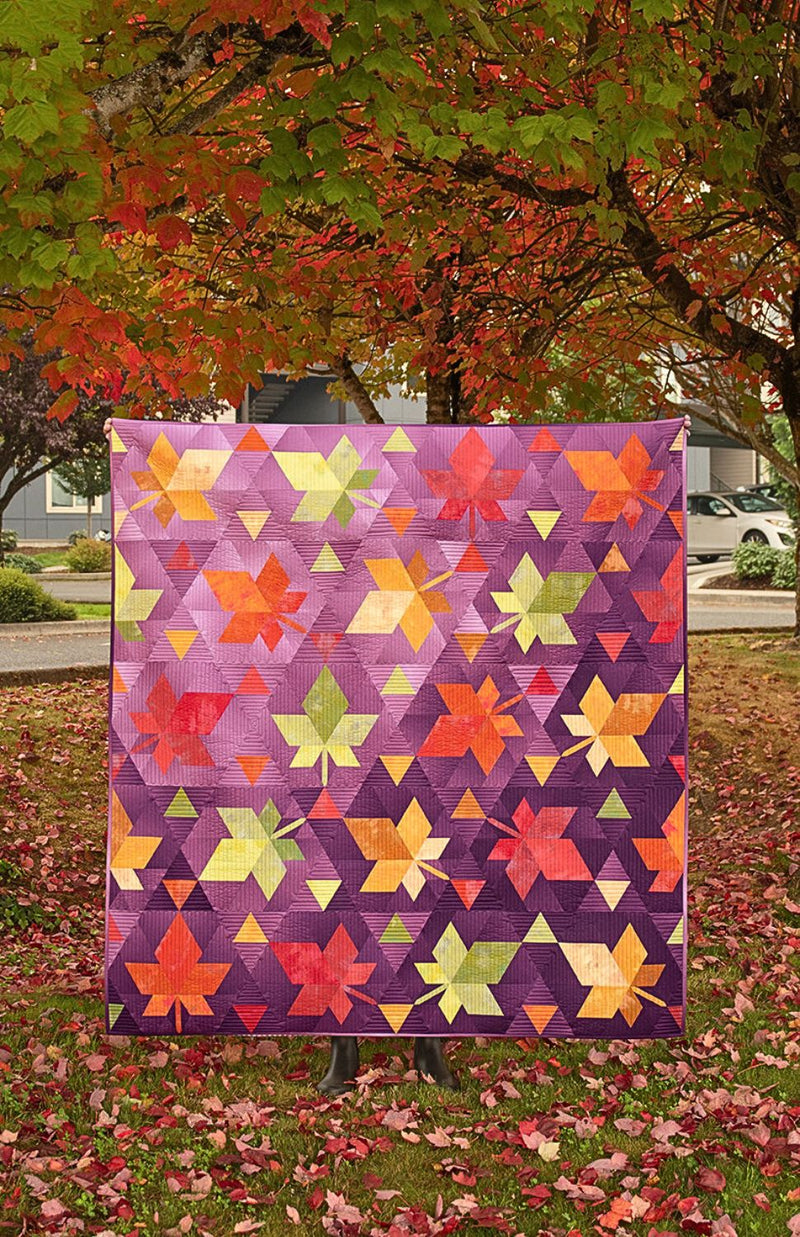 Fall Foliage Quilt Pattern Picture of Quilt Krista Moser The Quilted Life TQL10032