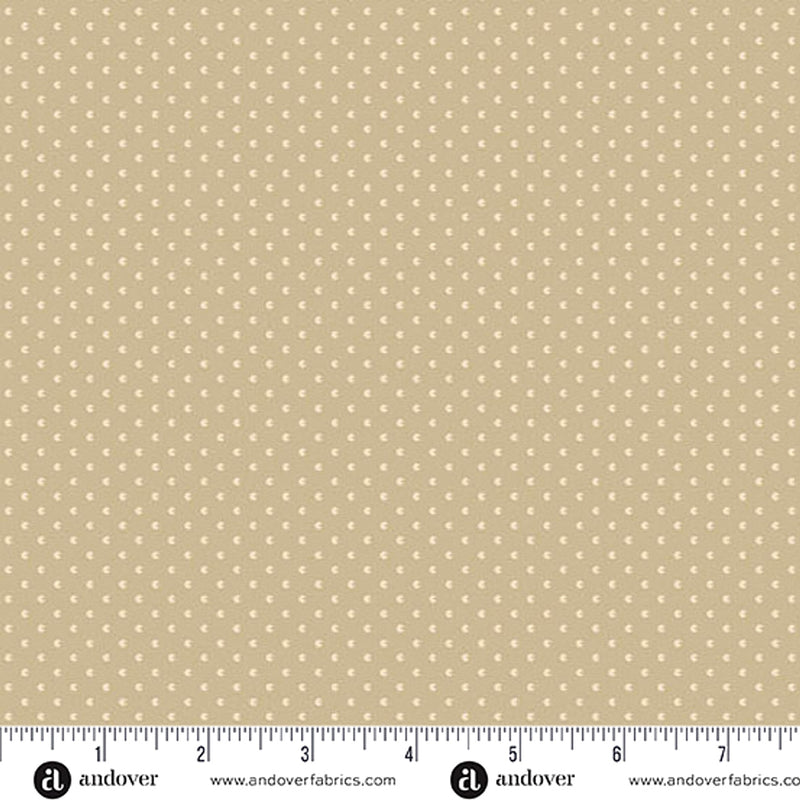 Farmer's Daughter A-10075-N Seed Biscotti by Edyta Sitar for Andover Fabrics