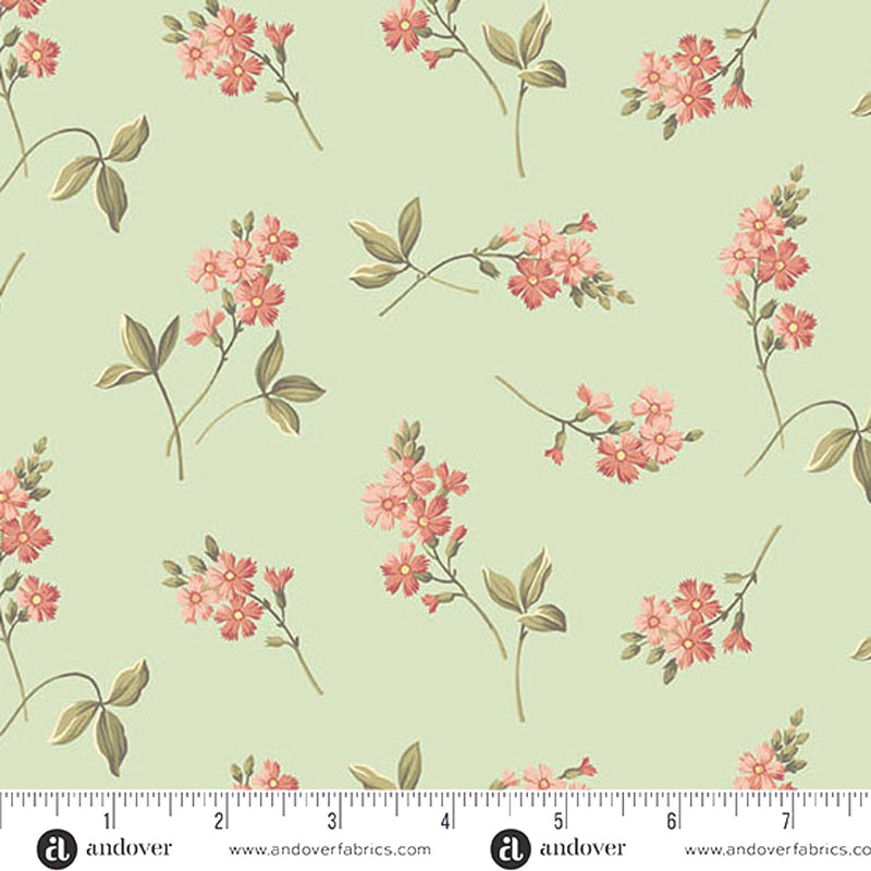 Farmer's Daughter A-10092-G Cornflower Shortbread by Edyta Sitar for Andover Fabrics