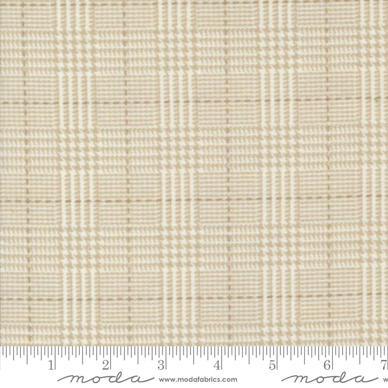 Farmhouse Flannels III 108" 108018-11F Cream by Primitive Gatherings for Moda