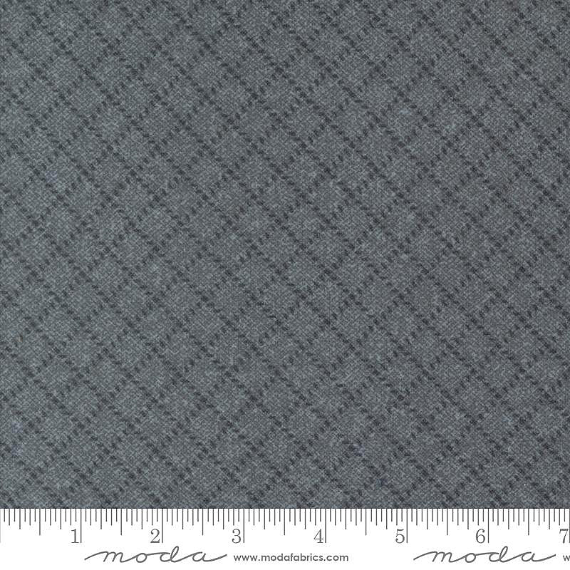 Farmhouse Flannels III 49271-15F Graphite by Primitive Gatherings for Moda