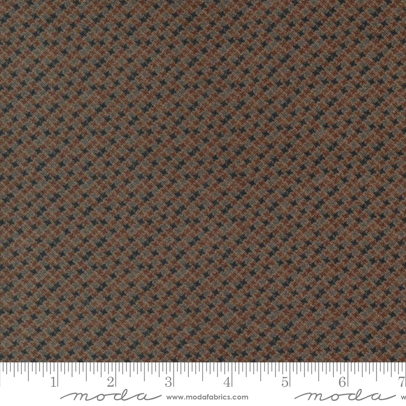 Farmhouse Flannels III 49274-13F Cocoa by Primitive Gatherings for Moda