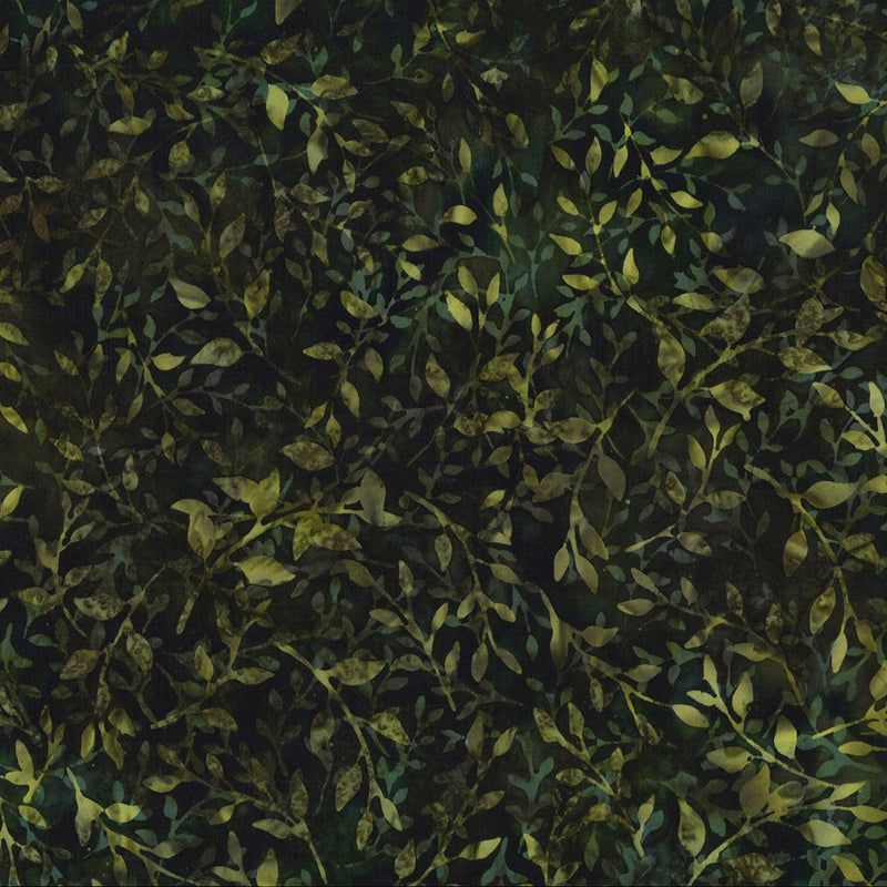 Fauna Batik X2617-157 Verde by Hoffman Fabrics.