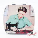 Featherweight Pin Tin & Nostalgic Box - Red Plaid