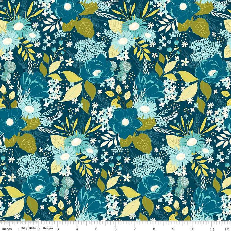 Feed My Soul C14550-NAVY Main by Sandy Gervais for Riley Blake Designs