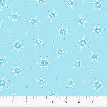 Feelin' Frosty Flannel F10302-61 Blue Flaky by Patrick Lose Fabrics