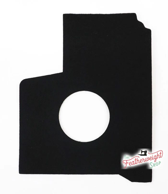 Felt Drip Pad for Singer Featherweight 221 on white background.