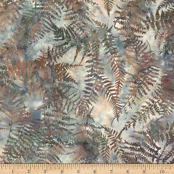 Woodland Batiks MR57-410 Earl Grey by McKenna Ryan for Hoffman Fabrics.