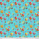 Festival PWOB112.BLUE SM Balloons by Odile Bailloeul for FreeSpirit