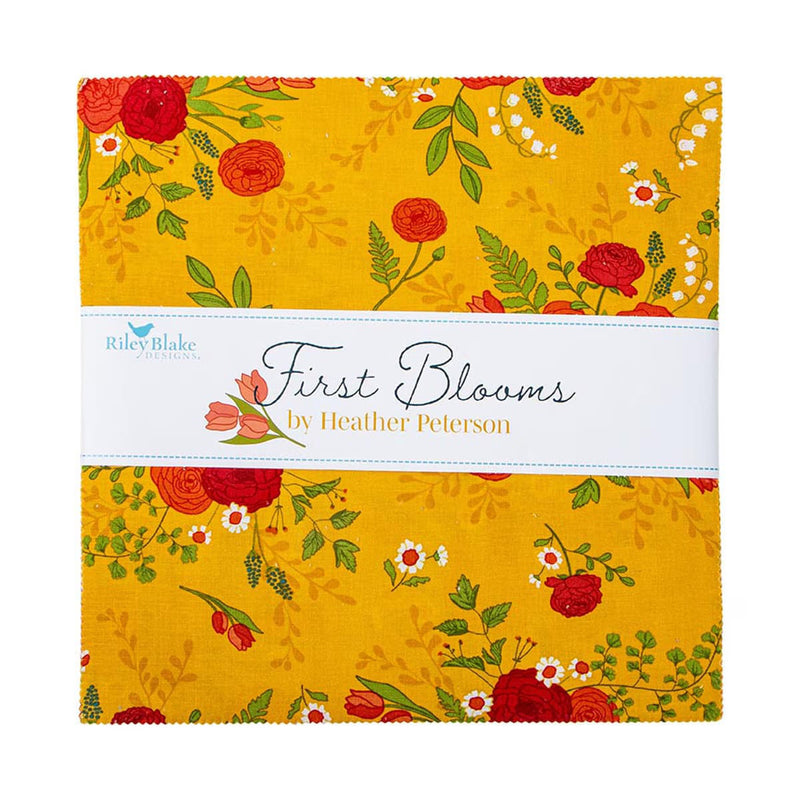 First Blooms 10 Inch Stacker 10-16320-42 by Heather Peterson for Riley Blake Designs