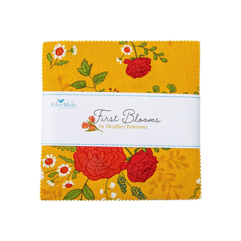 First Blooms 5 Inch Stacker 5-16320-42 by Heather Peterson for Riley Blake Designs
