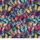 Flight of Beauty 16240402-01 Multi Whispering Wings by Peggy Collins for Camelot Fabrics