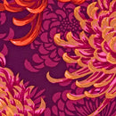 Floating Mums PJ49.MAROO Maroon by Phillip Jacobs for FreeSpirit