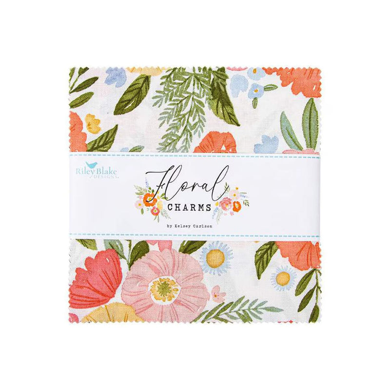 Floral Charms 5 Inch Stacker 5-15760-42 by Kelsey Carlson for Riley Blake Designs