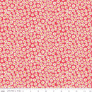 Floral Charms C15764-RASPBERRY Daisies by Kelsey Carlson for Riley Blake Designs