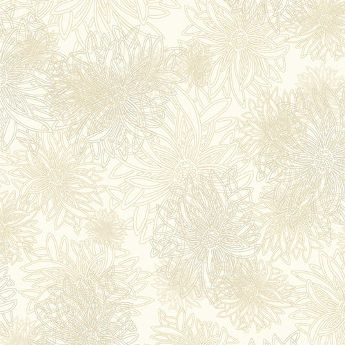 Floral Elements FE-553 Vanilla Cream by Art Gallery Fabrics