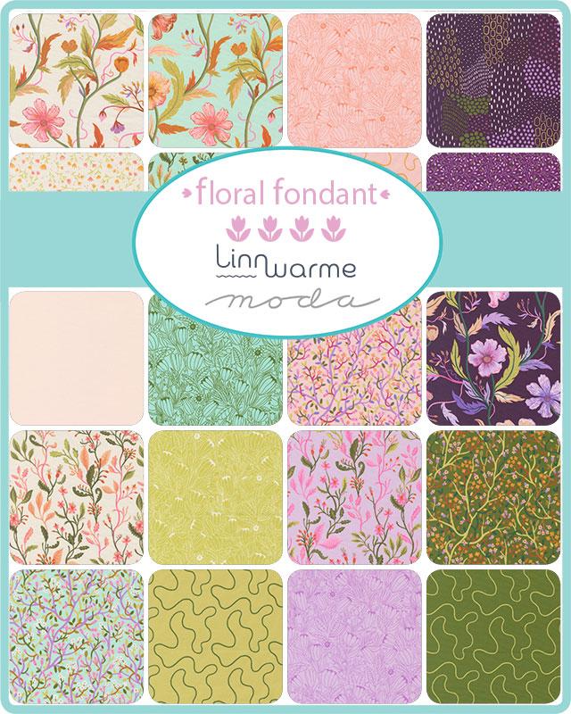 Floral Fondant Jelly Roll 14130JR by Linn Warme for Moda.