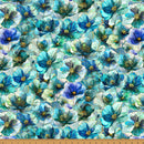 Flourish X5625-174 Seamist by Hoffman Fabrics